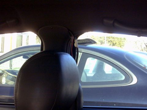 2002 Oldsmobile Aurora - wires soon to go to flip down TV
