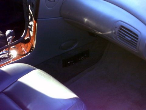 2002 Oldsmobile Aurora - up close...custom mounted