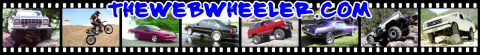 1993 Ford Bronco - This 1993 Ford Bronco is shown from the front, lifted with large tires, navigating rocky terrain.