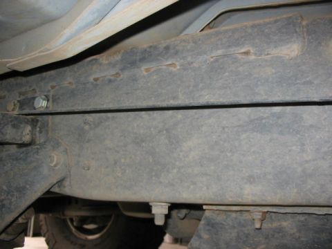 1995 Ford Bronco - 1995 added frame bracing