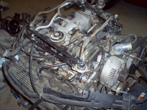 1994 Ford Crown Victoria - Fuel Rails Top to bottom: 1994, 1996, 2000