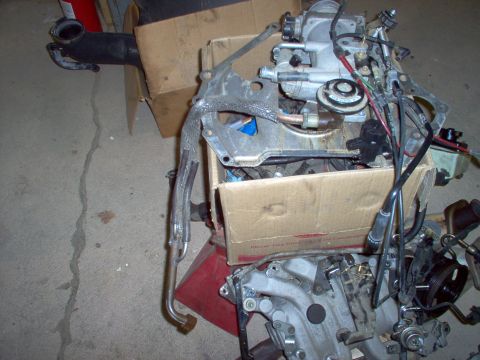 1994 Ford Crown Victoria - Throttle Body removed to swap fuel rails