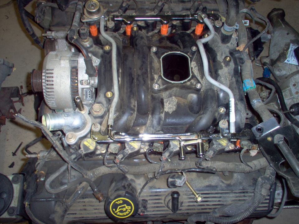 '96 rail installed on '00 intake