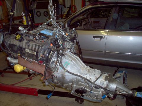 1994 Ford Crown Victoria - Engine assembled to transmission