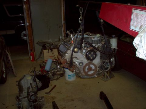 1994 Ford Crown Victoria - Engine assembled to transmission