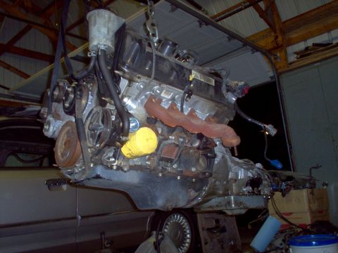 1994 Ford Crown Victoria - Engine assembled to transmission
