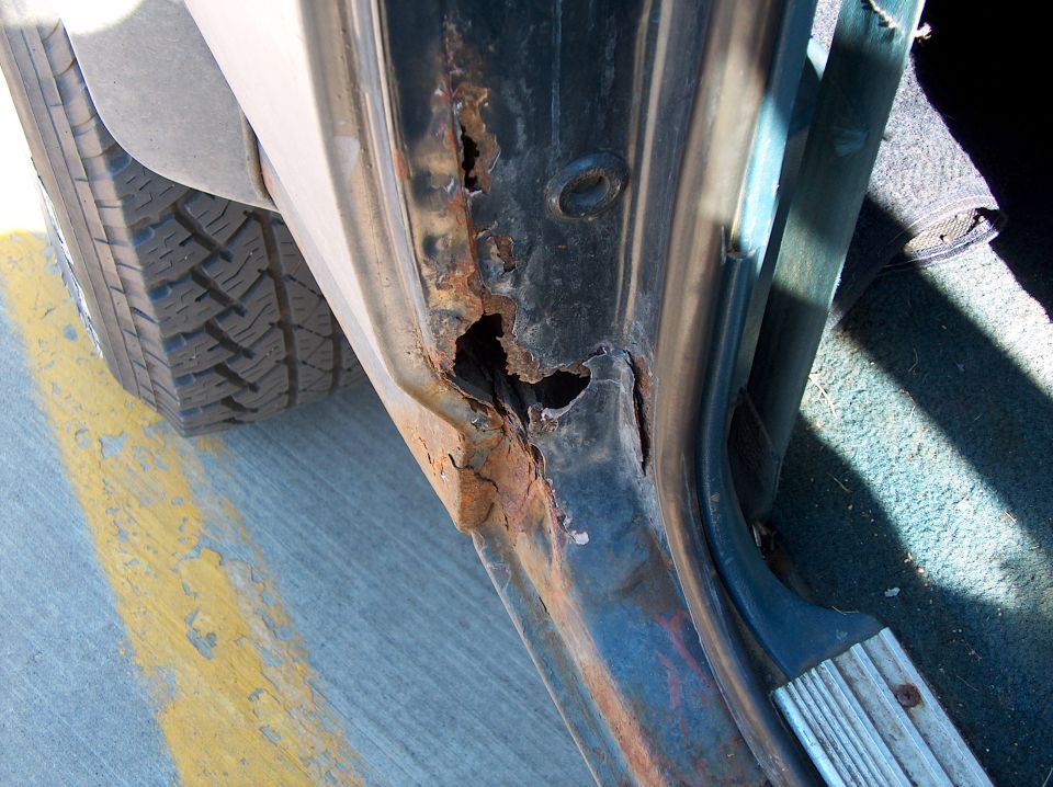 Passenger Side Door Jamb