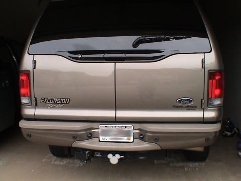 2004 Ford Excursion - Full rear shot with new Graphite Sticker