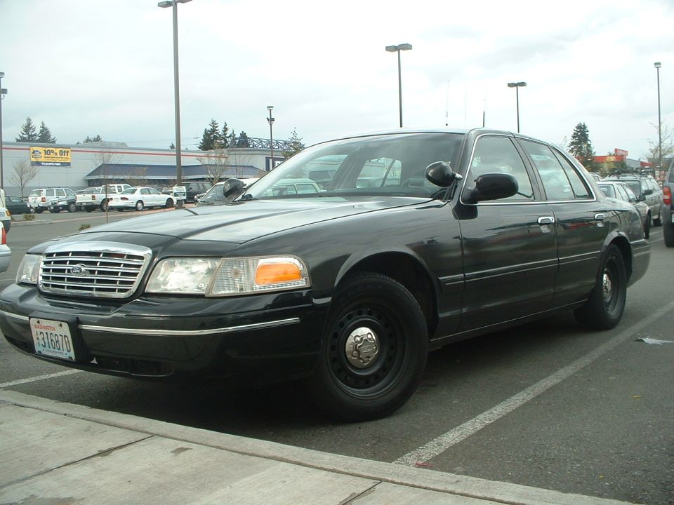 '99 Ford Police Interceptor with the Street Apperance Package. One of Seattle Police's stealth Crown Vics.