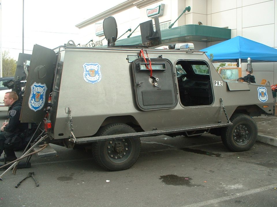 One of Seattle Police's armor trcks.
