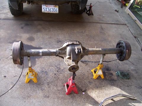 1998 Ford Ranger - After grinding off perches