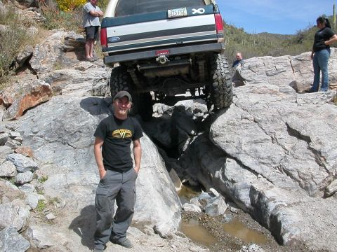 1984 Ford Bronco - perspective... I'm 6' 6"