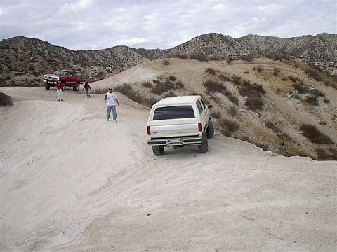 1988 Ford Bronco - On top of the hill.