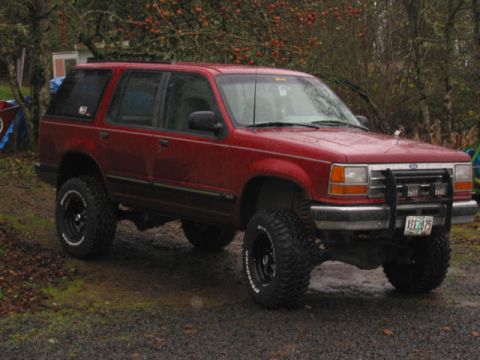 1991 Ford Explorer - First day out with the new wheels and tires