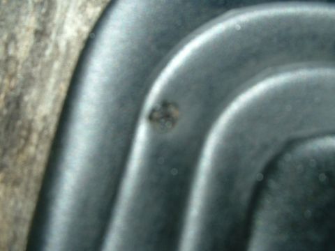 1985 Ford Bronco - looks like a slight burn or imperfection in the plastic. probably not too obvious when its installed
