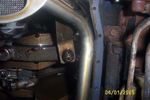 1979 Ford F-150 - A close-up view of the internal engine components, including the oil pan and connecting rods, with a date stamp visible.