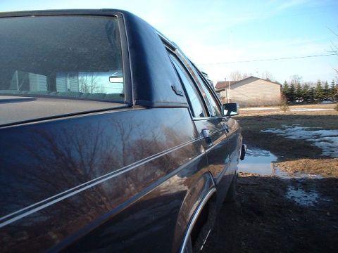 1984 Ford Crown Victoria LTD - Sighting down the gunwales...21 years old, and the paint still reflects...amazing.