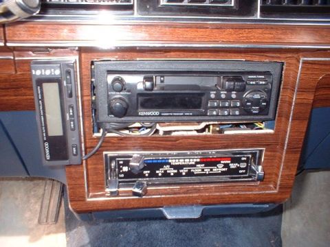 1984 Ford Crown Victoria LTD - Kenwood cassette deck, Kenwood 10-cd changer in the trunk. Let's all strangle the kid I bought the car from for cutting such a gawdawful bi…