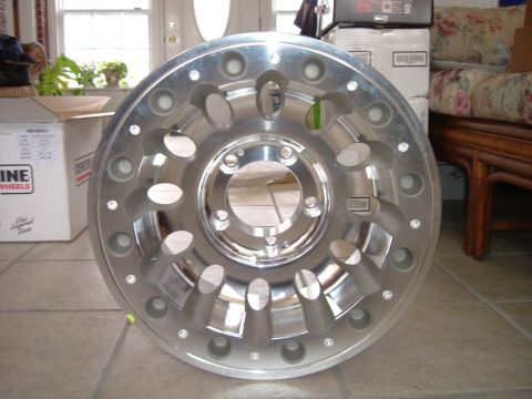 1993 Ford Bronco - 16 x 10 inch rim, up to a 40" tire! Extremely strong 3200lb load rating per wheel. 1-piece aluminum wheel.