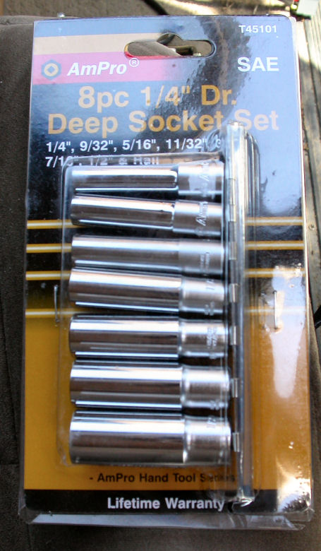 1990 Ford Bronco - MAKE SURE you have a deep socket 5/16"...if not...add it to the list.