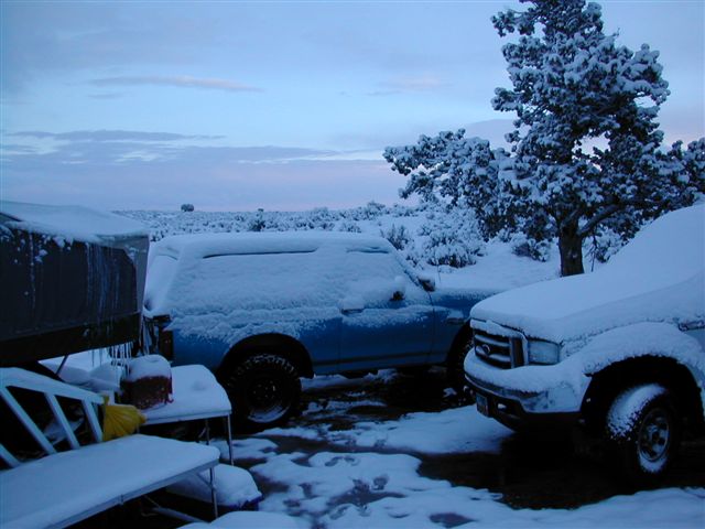 What we woke up to Saturday Morning