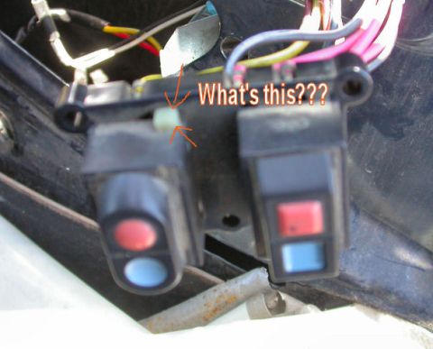 1990 Ford Bronco - if you know how to get these switches off, please e-mail/PM me. :) they work, but just for future ref.