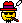 1968 Ford Mustang - A pixelated character with a hat and sunglasses is depicted in a cartoon style.