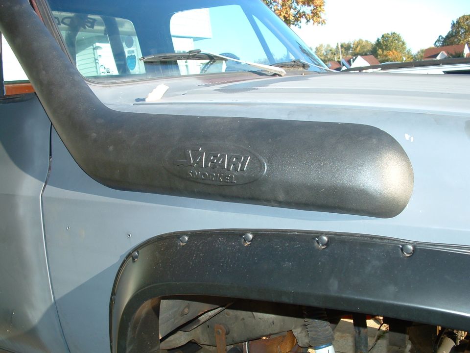 Side Closeup of Snorkel