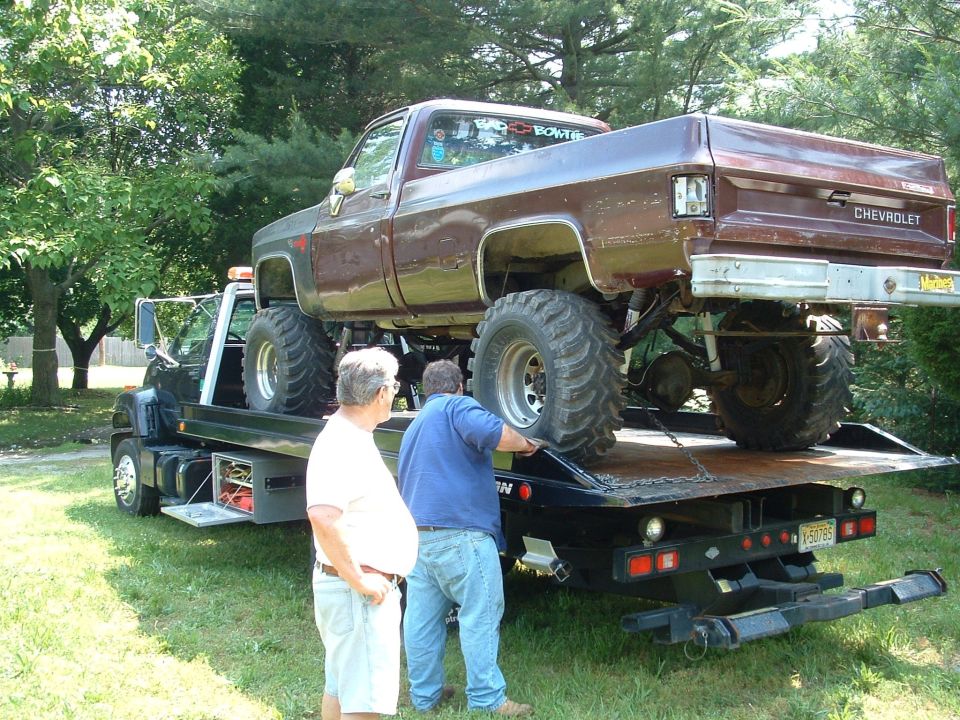 Truck is on the Rollback... YEHAW