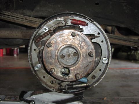 1979 Ford Bronco - and all cleaned up and together...I sure hope that was caused by the wheel cylinders and not the wheel bearings!