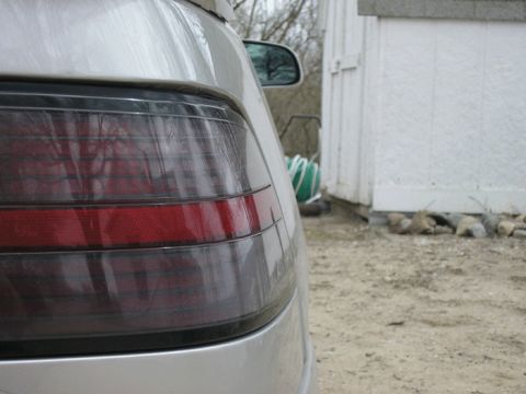 1990 Ford Probe - Rear view of a 1990 Ford Probe, focusing on the taillight detail.