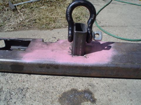 1981 Ford Bronco - placed in bumper to check it out