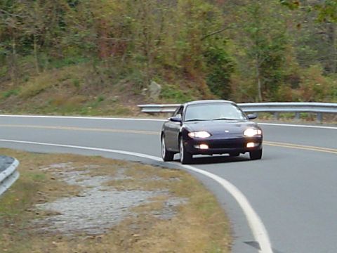 1996 Mazda MX-6 - another action shot