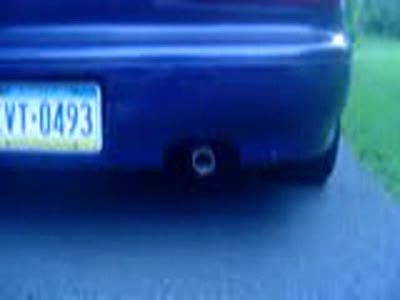 1996 Mazda MX-6 - home made straight pipe (2")