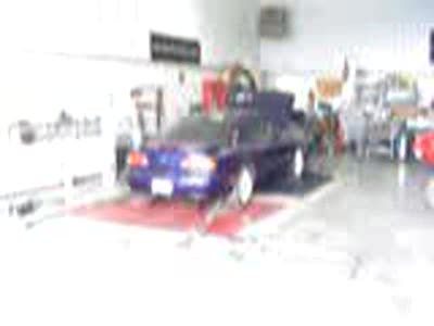 1996 Mazda MX-6 - first time on the dyno, bad numbers, great sound