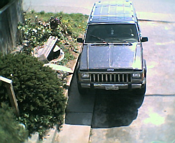 1987 Jeep Cherokee - looks like a slight bump in the front there