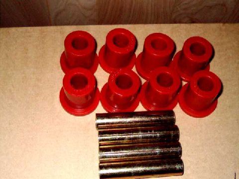 1984 Ford Bronco - Ford rear leaf spring poly bushings to be used for cage-to-frame mounts