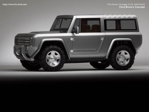 1996 Ford Bronco - This Ford Bronco Concept SUV was shown at the 2004 NAIAS.