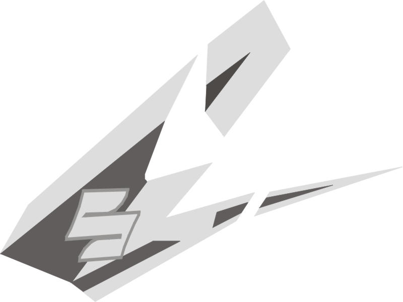Suzuki logo graphic with sharp angles and grey shading. Supermotors.net text at bottom right