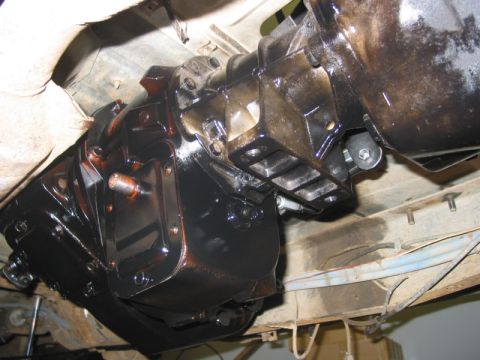 1981 Ford Bronco - View from pass side. No crossmembers yet.