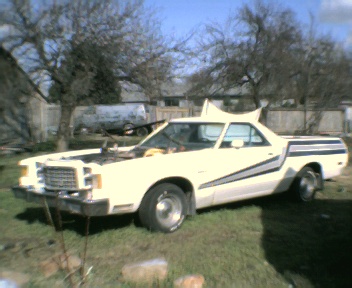 1977 Ford Ranchero “white lightning”