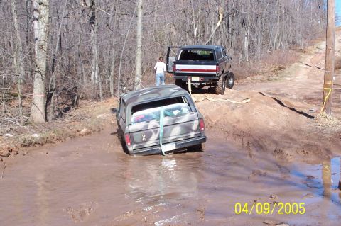 1979 Ford Bronco - Getting unstuck.
