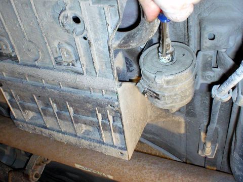 2003 Ford Escape - Saftey tip: Do not have any ignition source nearby when you’re doing this procedure. Make sure if you’re using a trouble light, that it’s p…