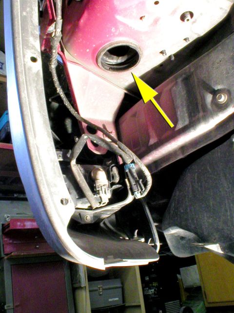 2003 Ford Escape - This is the gaping hole that we just opened up. It provides a substantial increase in air volume available to the engine, which should equa…