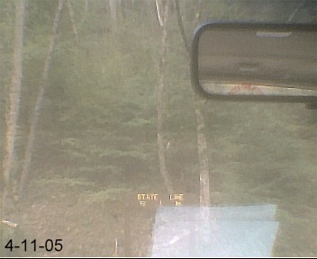 1988 Jeep Cherokee - TN/GA State Line in the mountains.
