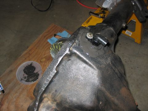 1995 Ford Bronco - another shot of sensor mounting