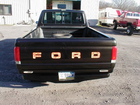 1991 Ford F-150 - F-150 SMOOTHED OUT TAILGATE ROLL PAN AND HOME MADE BUMPER