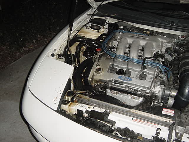 1993 Ford Probe engine bay with Ford branding on the valve cover