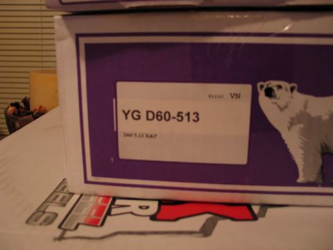 1989 Ford F-150 - Box for part YG D60-513, a polar bear illustration and Supermotors branding.
