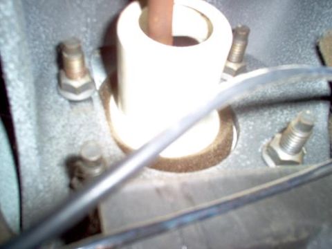 1988 Ford Bronco - Bolts securing the brake master cylinder to its mounting bracket.